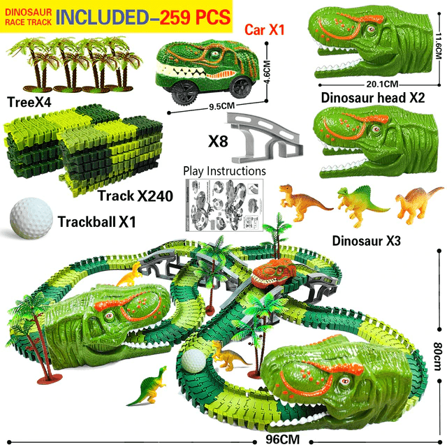 Jurassic Track Adventure Interactive Dino Train Game For Kids Aged 3 And Up | Temsk