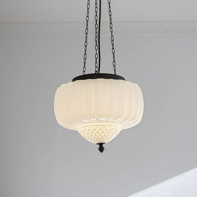 Lunara Contemporary Glass and Steel Pendant Light for Modern Interiors | Snurv | Temsk