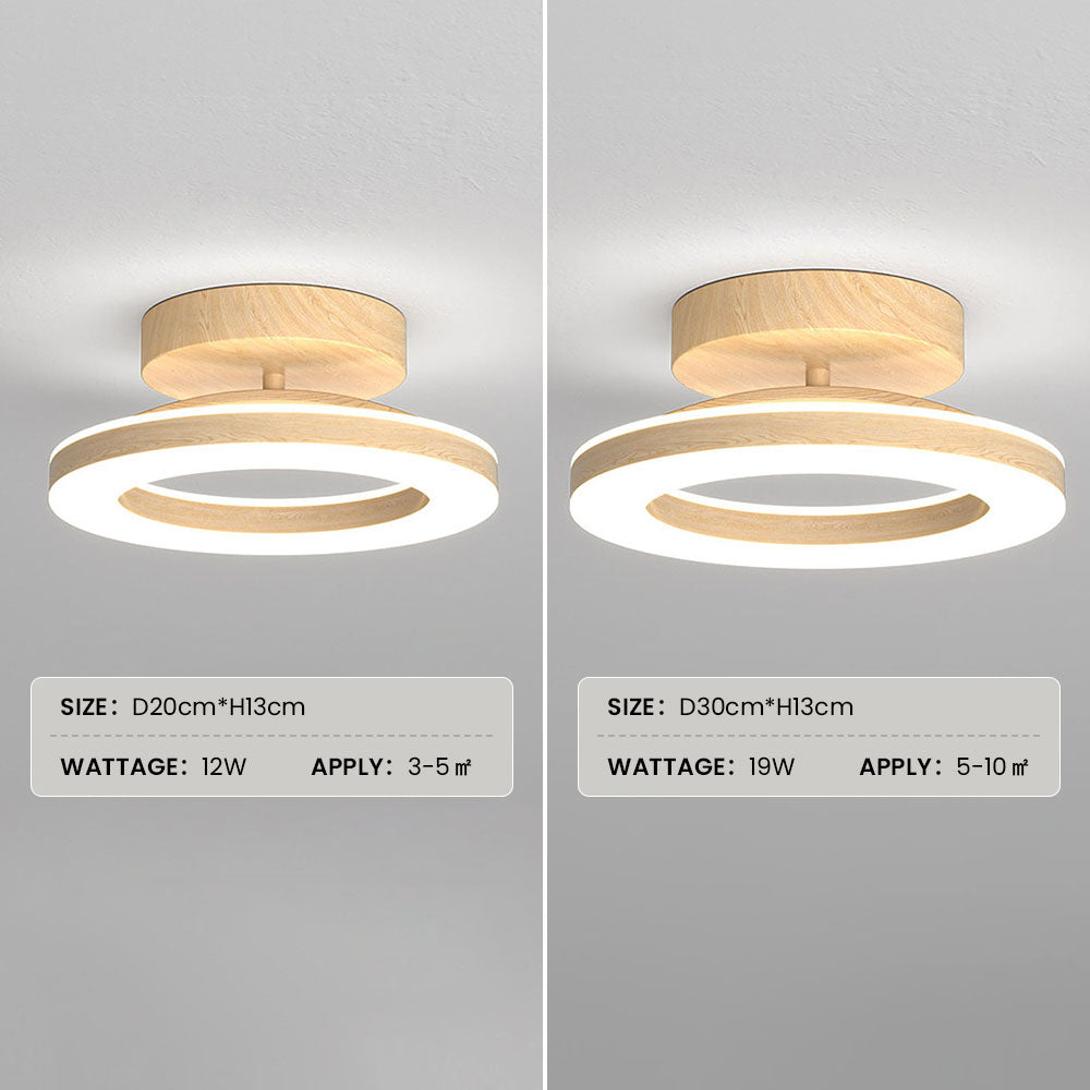 Runde Acrylleuchte mit LED-Deckenbeleuchtung für Flure und Eingänge | Temsk