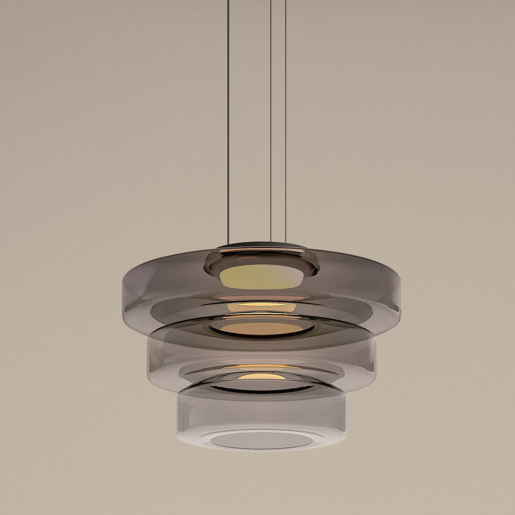 Bauhaus Glas-Pendelleuchte für Küche und Essbereiche | Temsk
