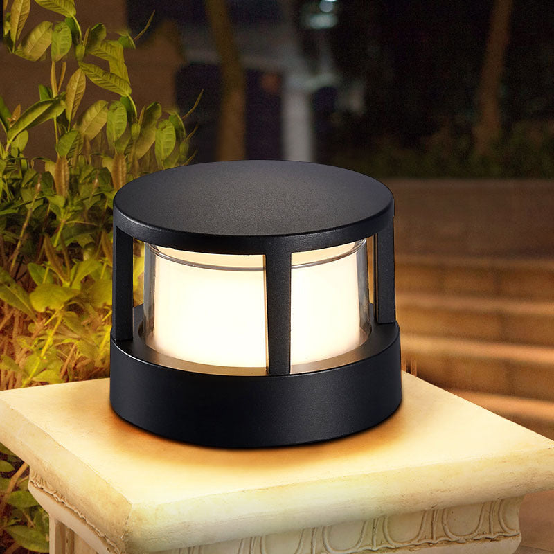Outdoor LED-Rasenleuchte mit industriellem wasserdichtem Aluminiumzylinder | Temsk