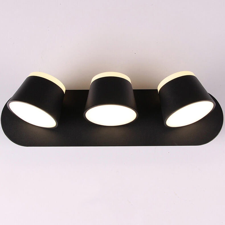 Aurora LED Wall Light With Rotating Cylinder Shade And 1/2/3 Flame Options | Temsk