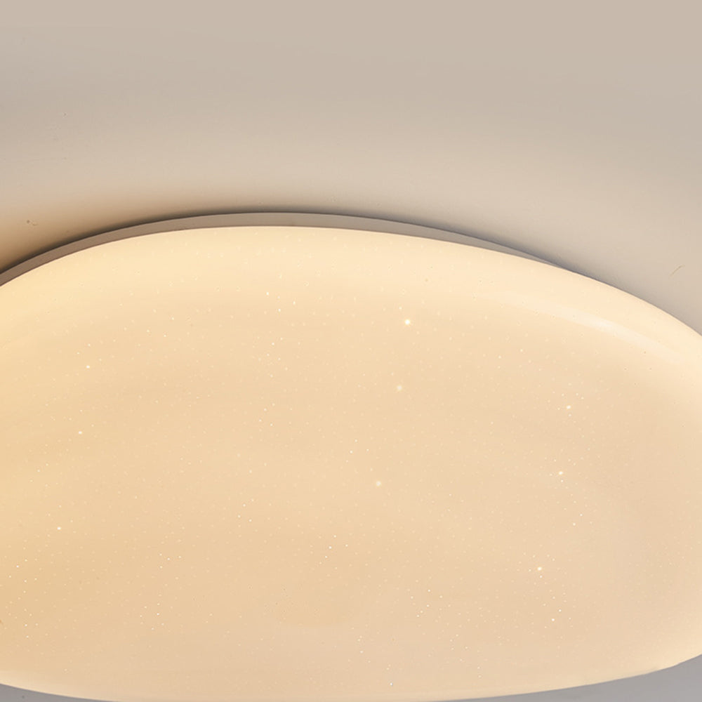 White Acrylic Ceiling Lamp With Modern Sleek LED For Bedroom And Living Room | Temsk