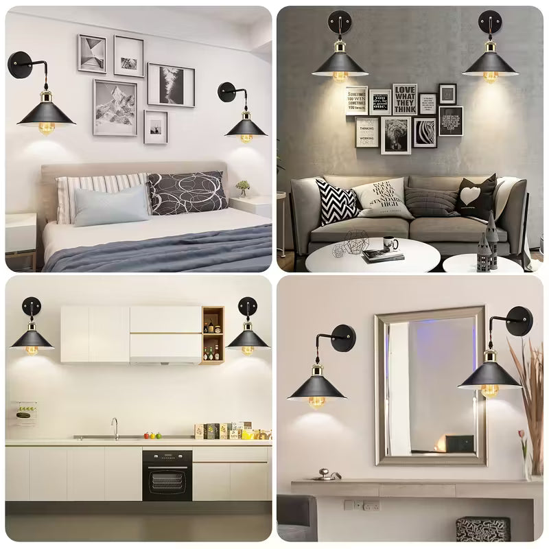 Industrial Oil-Rubbed Metal Wall Sconce For Living Spaces | Temsk