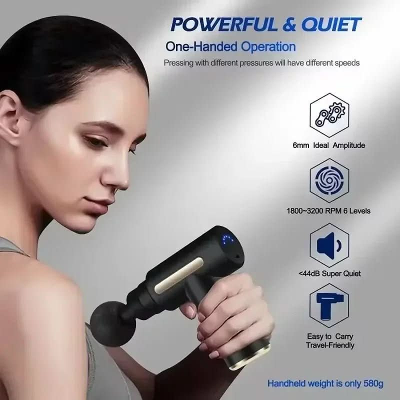 ZenPulse Massage Gun for Muscle Relaxation and Regeneration | Temsk