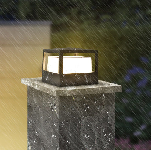 Outdoor LED-Rasenleuchte mit industriellem wasserdichtem Aluminiumzylinder | Temsk