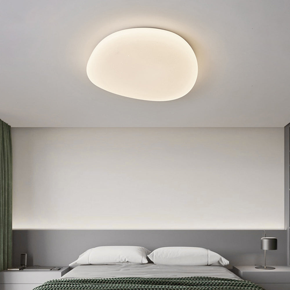 White Acrylic Ceiling Lamp With Modern Sleek LED For Bedroom And Living Room | Temsk