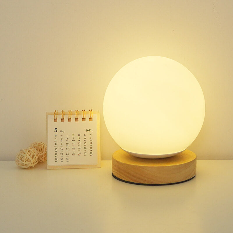Lumora LED Nightstand Light With USB Rechargeable Minimalist Design | Temsk