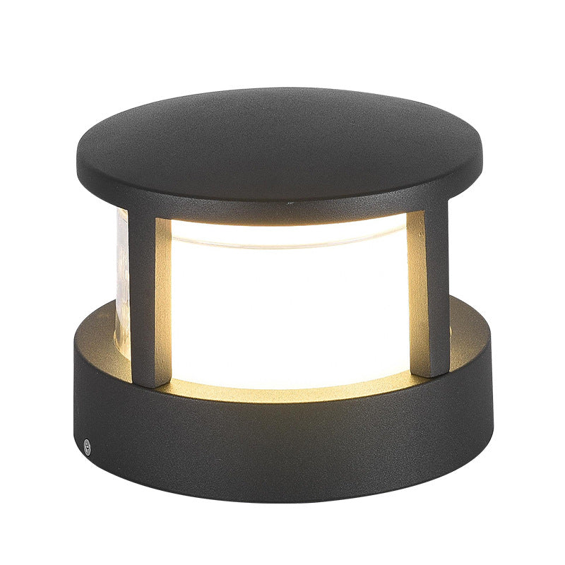 Outdoor LED-Rasenleuchte mit industriellem wasserdichtem Aluminiumzylinder | Temsk