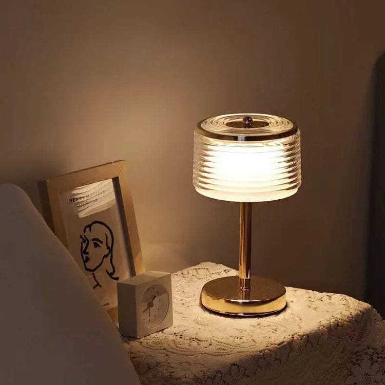 AeroNova Minimalist LED Ring Table Lamp With Soft Glow | Temsk