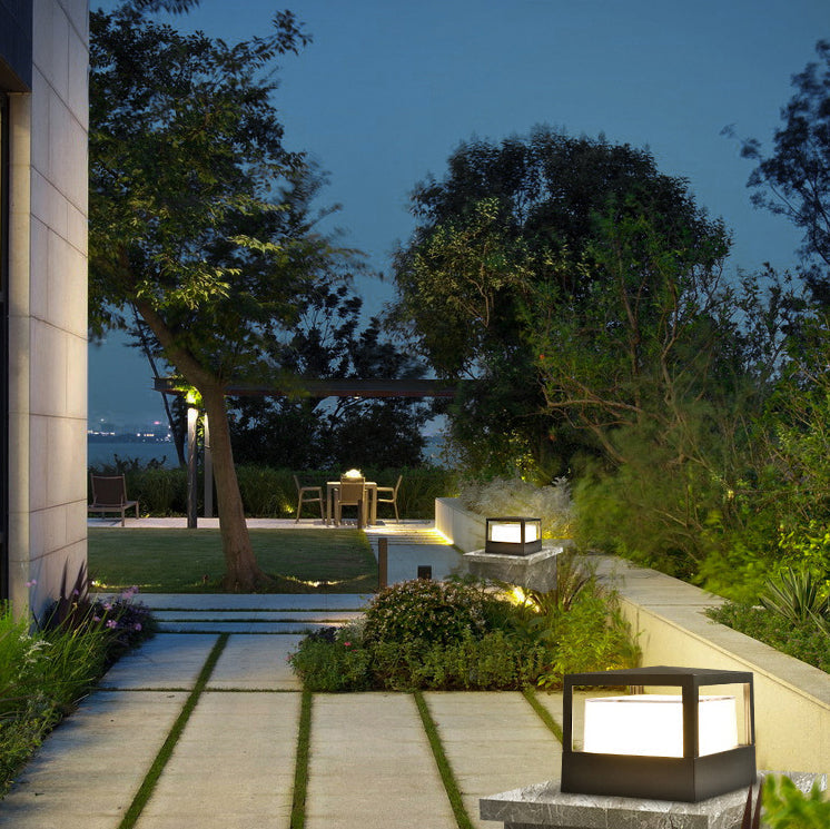 Outdoor LED-Rasenleuchte mit industriellem wasserdichtem Aluminiumzylinder | Temsk