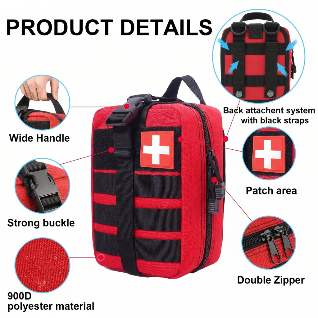 Compact Outdoor Survival Kit With Essential Gear For Adventures | Temsk