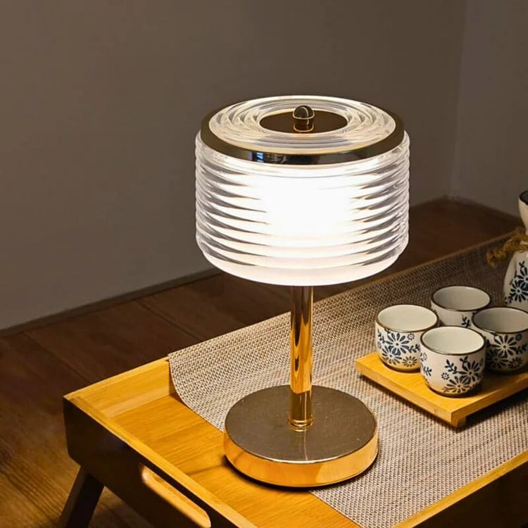 AeroNova Minimalist LED Ring Table Lamp With Soft Glow | Temsk