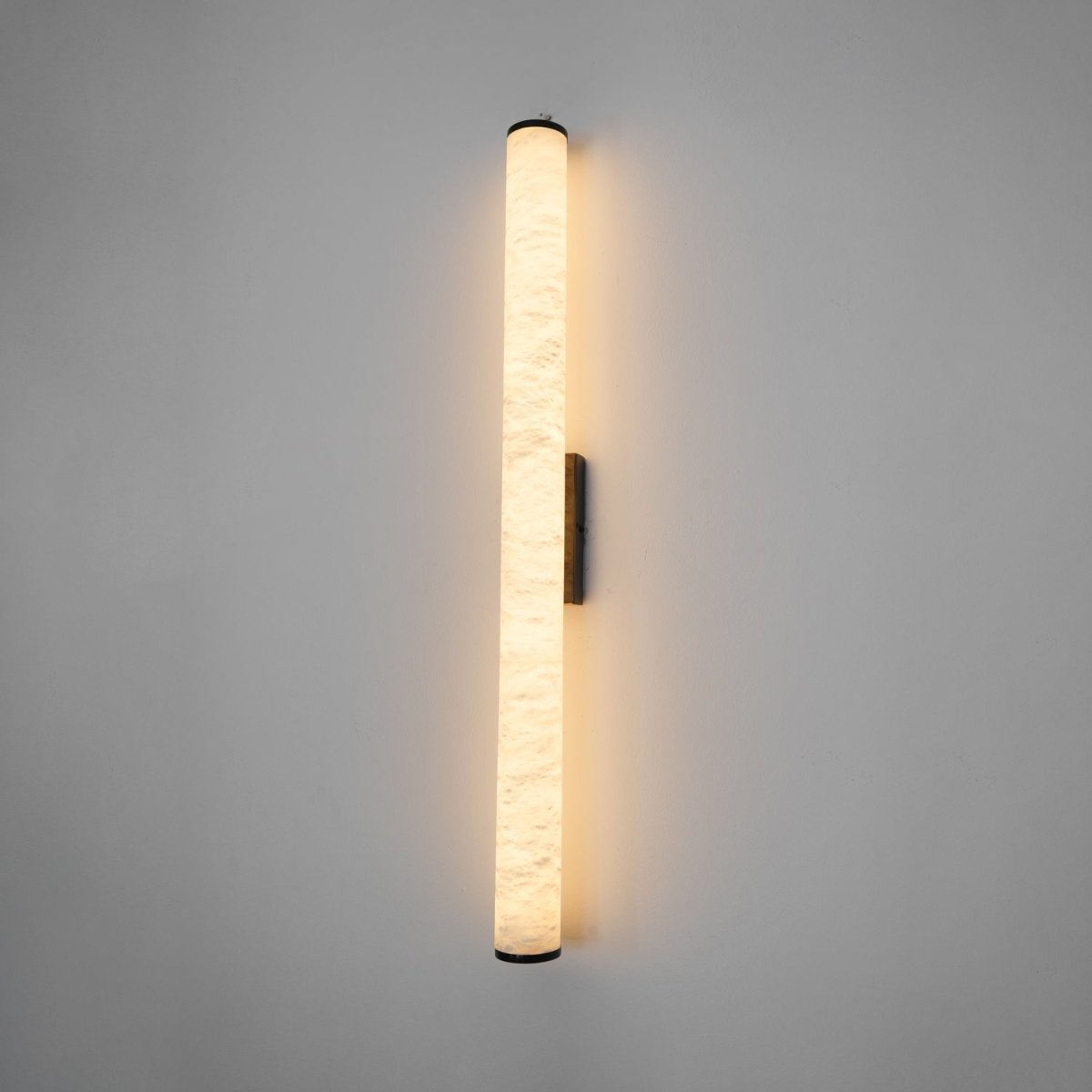 LED Wall Sconce With Alabaster Tube Design, 1 Light | Temsk