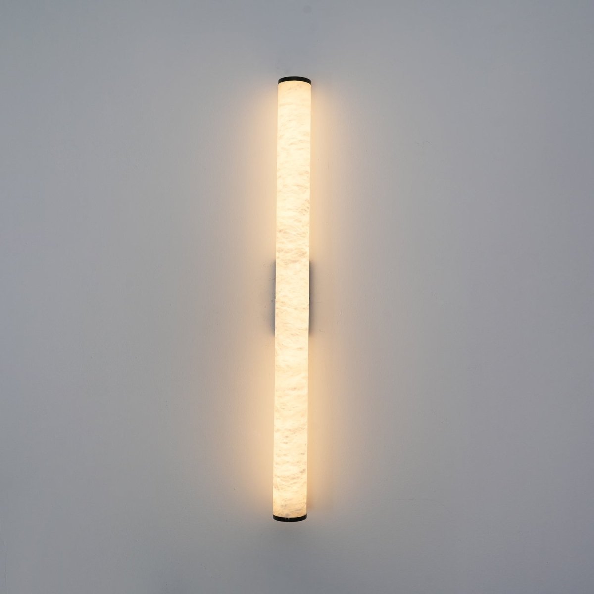LED Wall Sconce With Alabaster Tube Design, 1 Light | Temsk