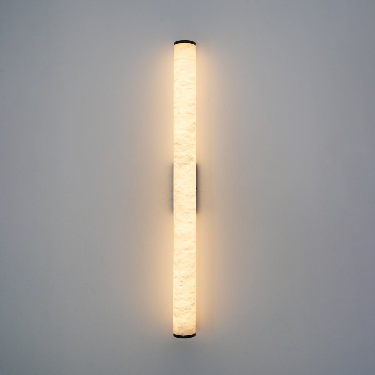 LED Wall Sconce With Alabaster Tube Design, 1 Light | Temsk