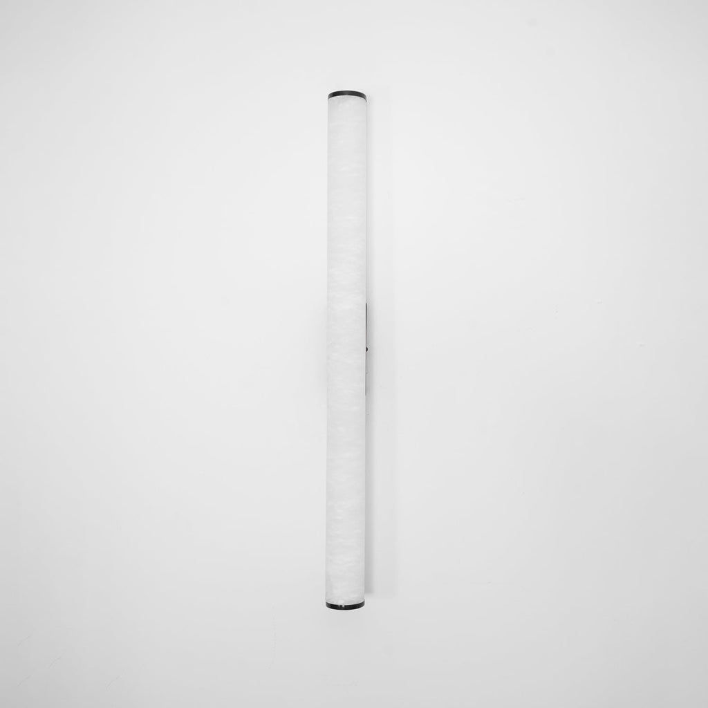 LED Wall Sconce With Alabaster Tube Design, 1 Light | Temsk