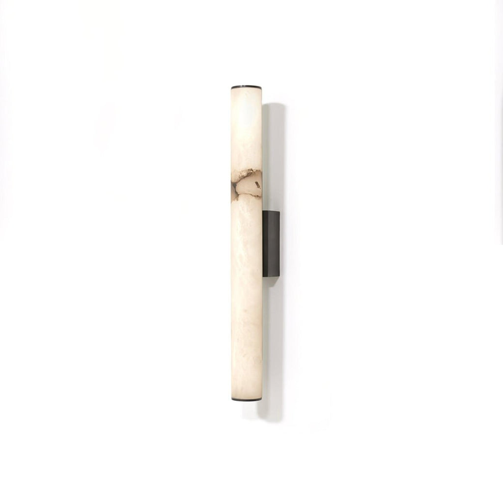 LED Wall Sconce With Alabaster Tube Design, 1 Light | Temsk
