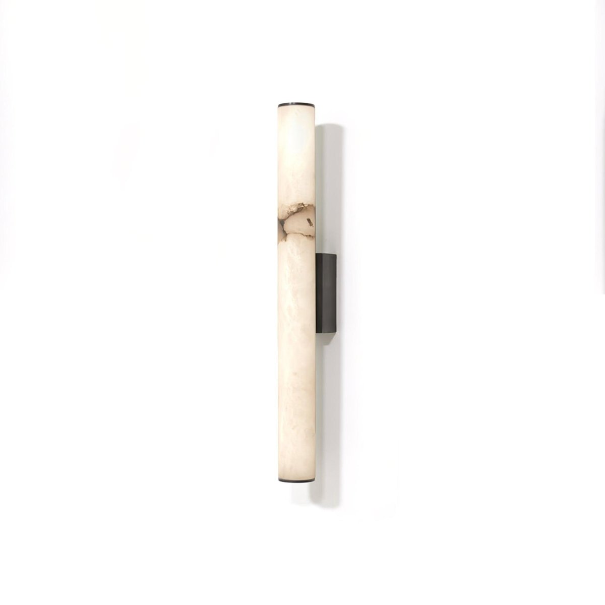 LED Wall Sconce With Alabaster Tube Design, 1 Light | Temsk