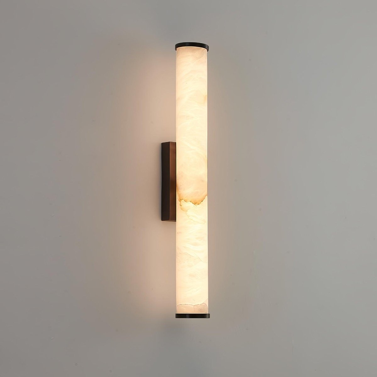 LED Wall Sconce With Alabaster Tube Design, 1 Light | Temsk