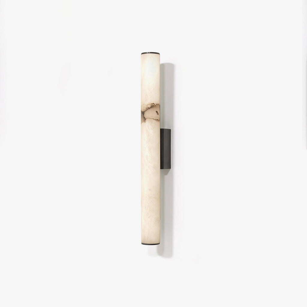 LED Wall Sconce With Alabaster Tube Design, 1 Light | Temsk