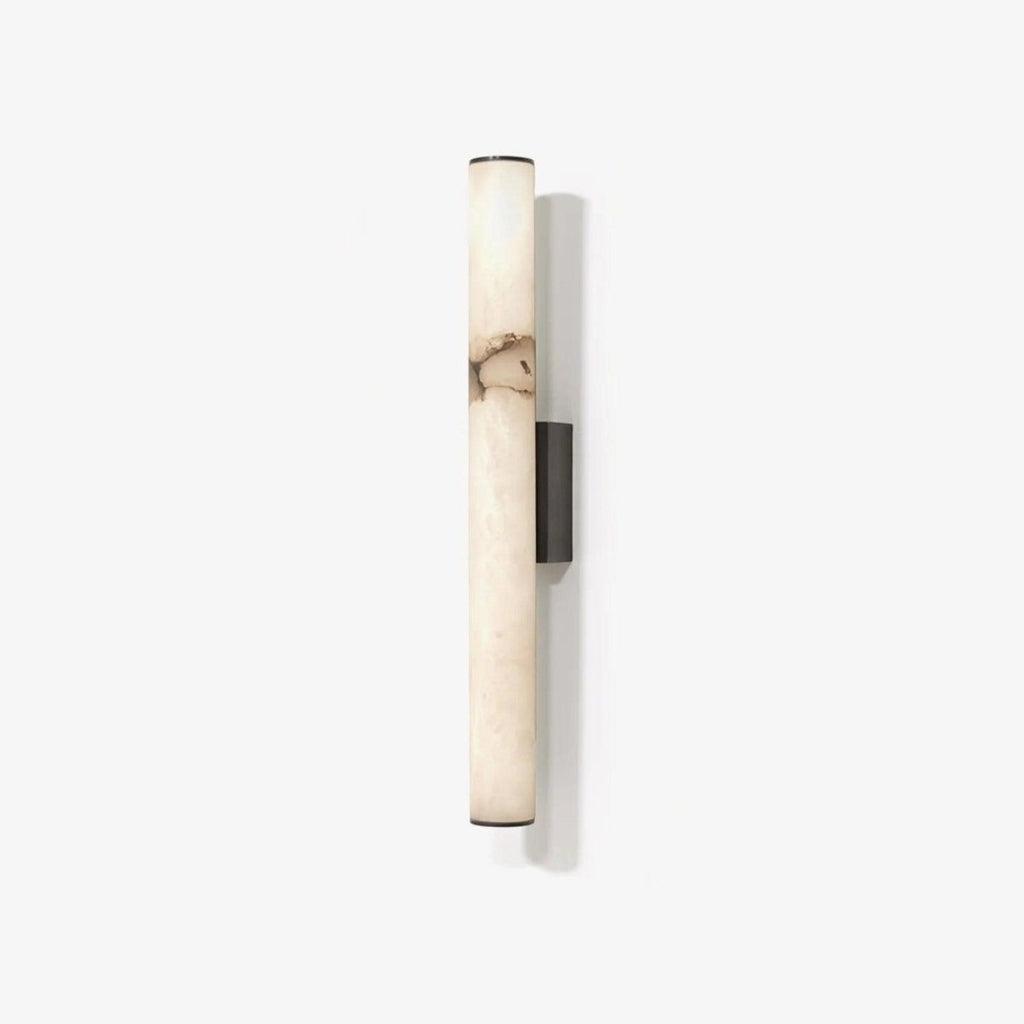 LED Wall Sconce With Alabaster Tube Design, 1 Light | Temsk