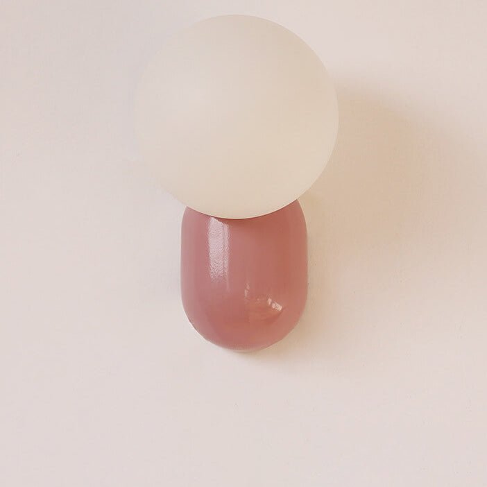 Elegant 1-Light Modern Glass Globe Wall Sconce For Home Lighting | Temsk