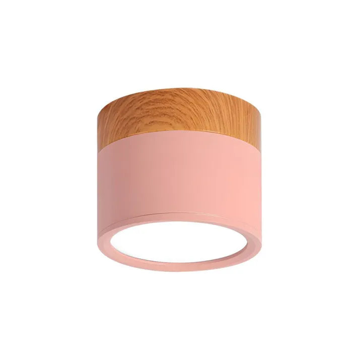 Virel Nordic LED Ceiling Light Minimalist Cylindrical Fixture | Snurv | Temsk