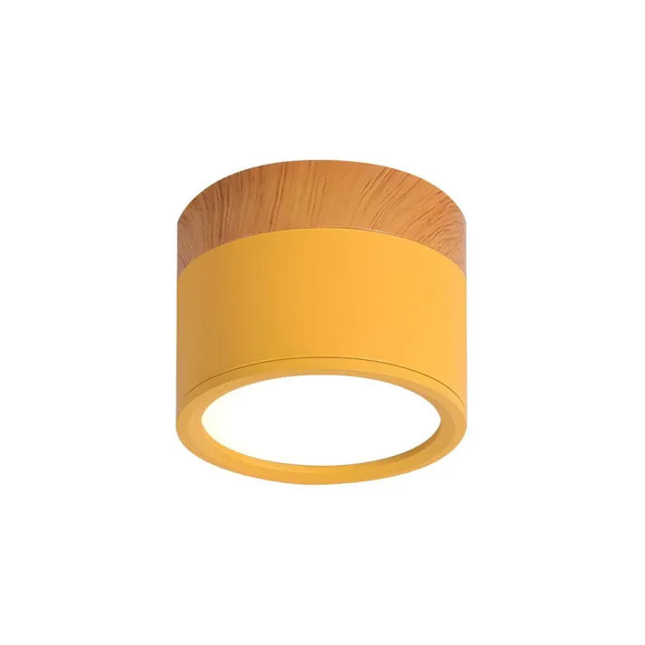 Virel Nordic LED Ceiling Light Minimalist Cylindrical Fixture | Snurv | Temsk