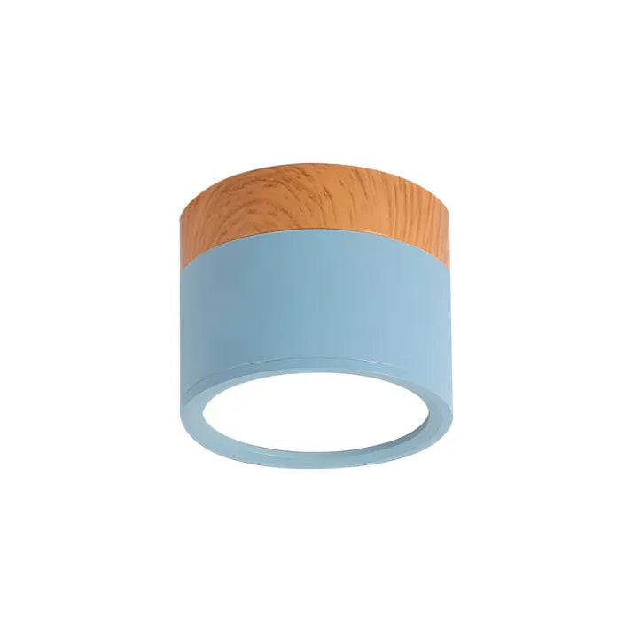 Virel Nordic LED Ceiling Light Minimalist Cylindrical Fixture | Snurv | Temsk