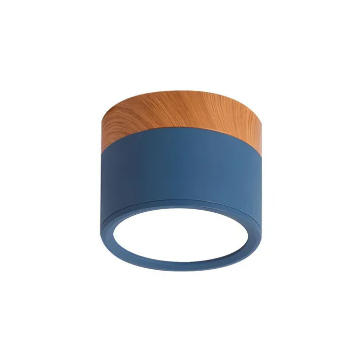 Virel Nordic LED Ceiling Light Minimalist Cylindrical Fixture | Snurv | Temsk