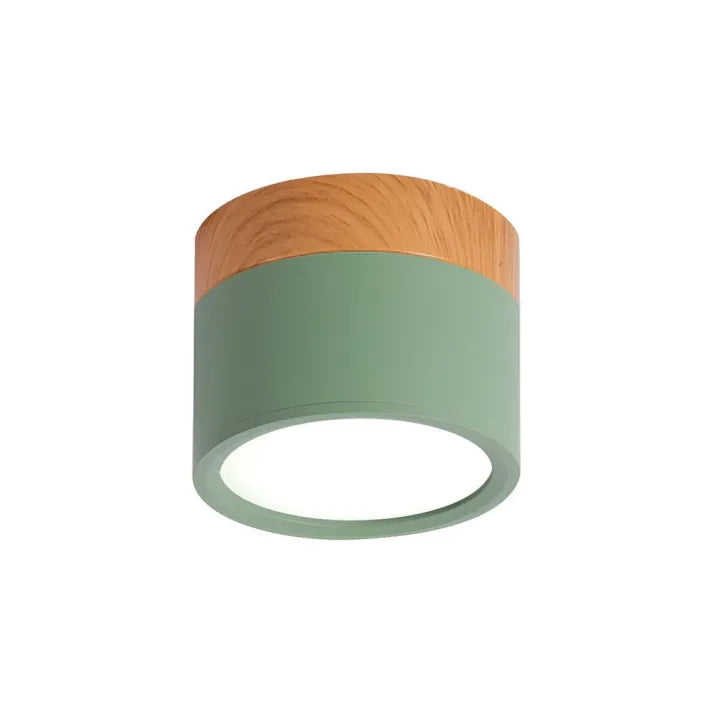 Virel Nordic LED Ceiling Light Minimalist Cylindrical Fixture | Snurv | Temsk