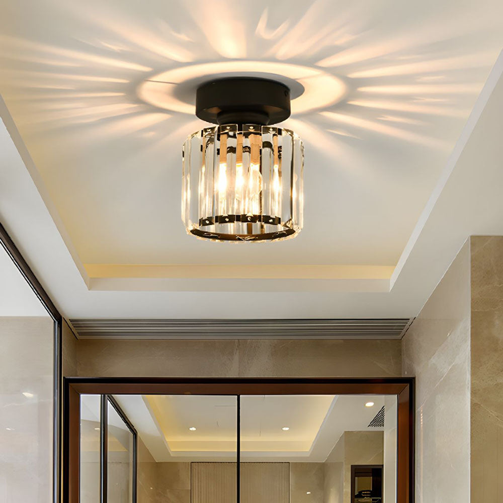 Crystal Ceiling Light E27, Surface Mounted, Modern Hall and Living Room | Temsk
