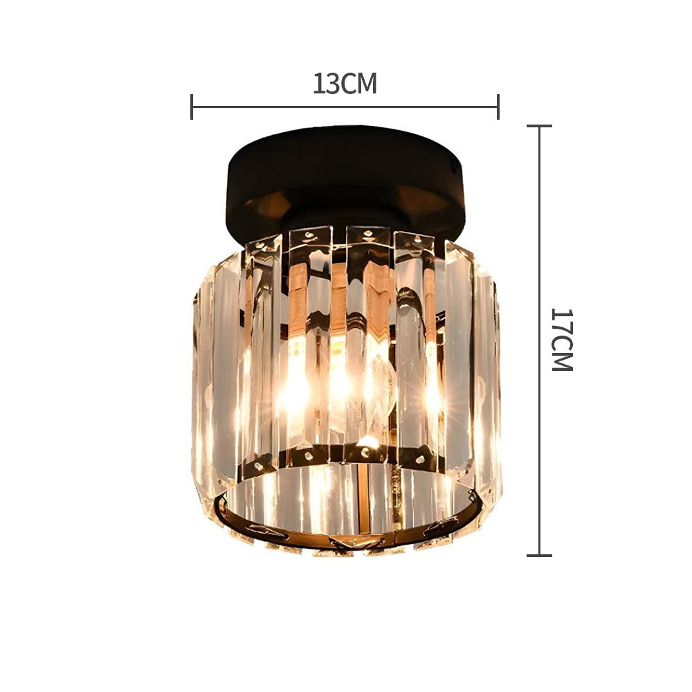 Crystal Ceiling Light E27, Surface Mounted, Modern Hall and Living Room | Temsk