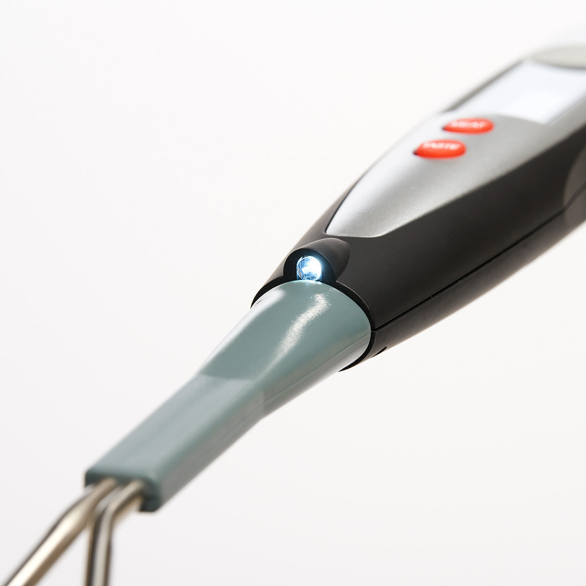 Stainless Steel BBQ Fork With Digital Thermometer And Grill Probe | Temsk