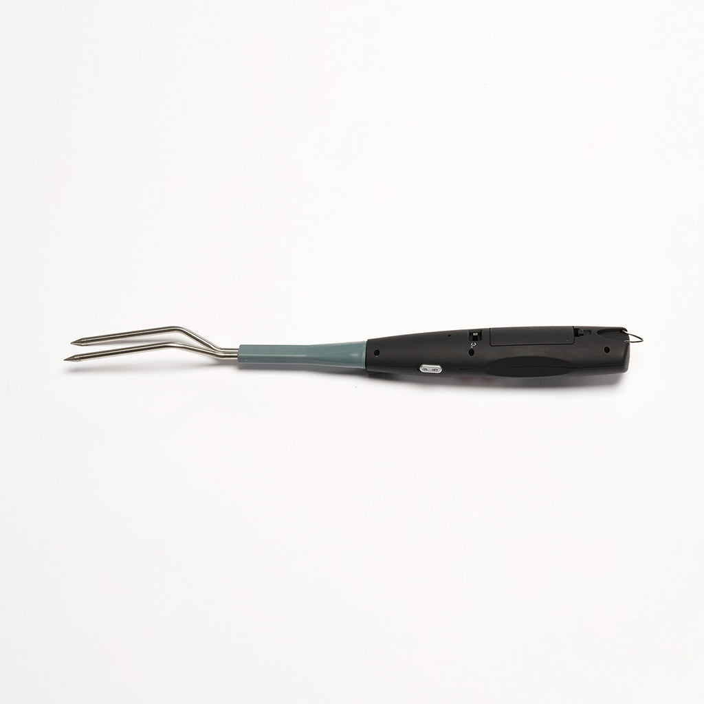 Stainless Steel BBQ Fork With Digital Thermometer And Grill Probe | Temsk