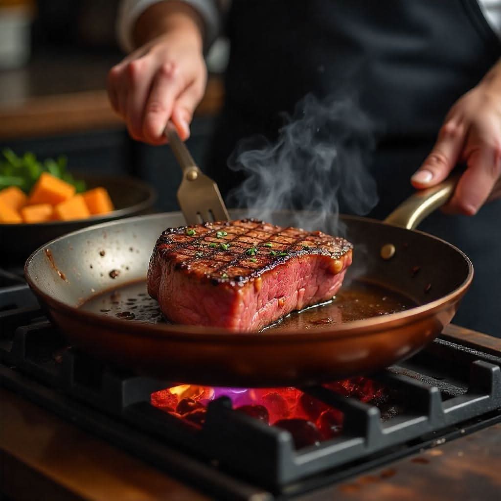 CopperCraft Pro Pan With Nonstick Coating And Even Heat Distribution | Temsk