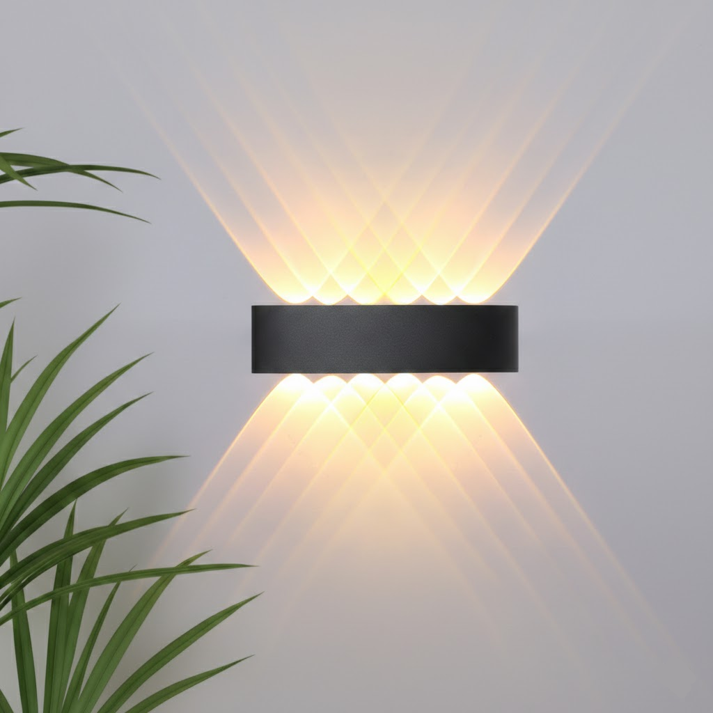 Moderner wasserdichter minimalistischer LED-Wandfluter für Innen- und Außenbeleuchtung | Temsk