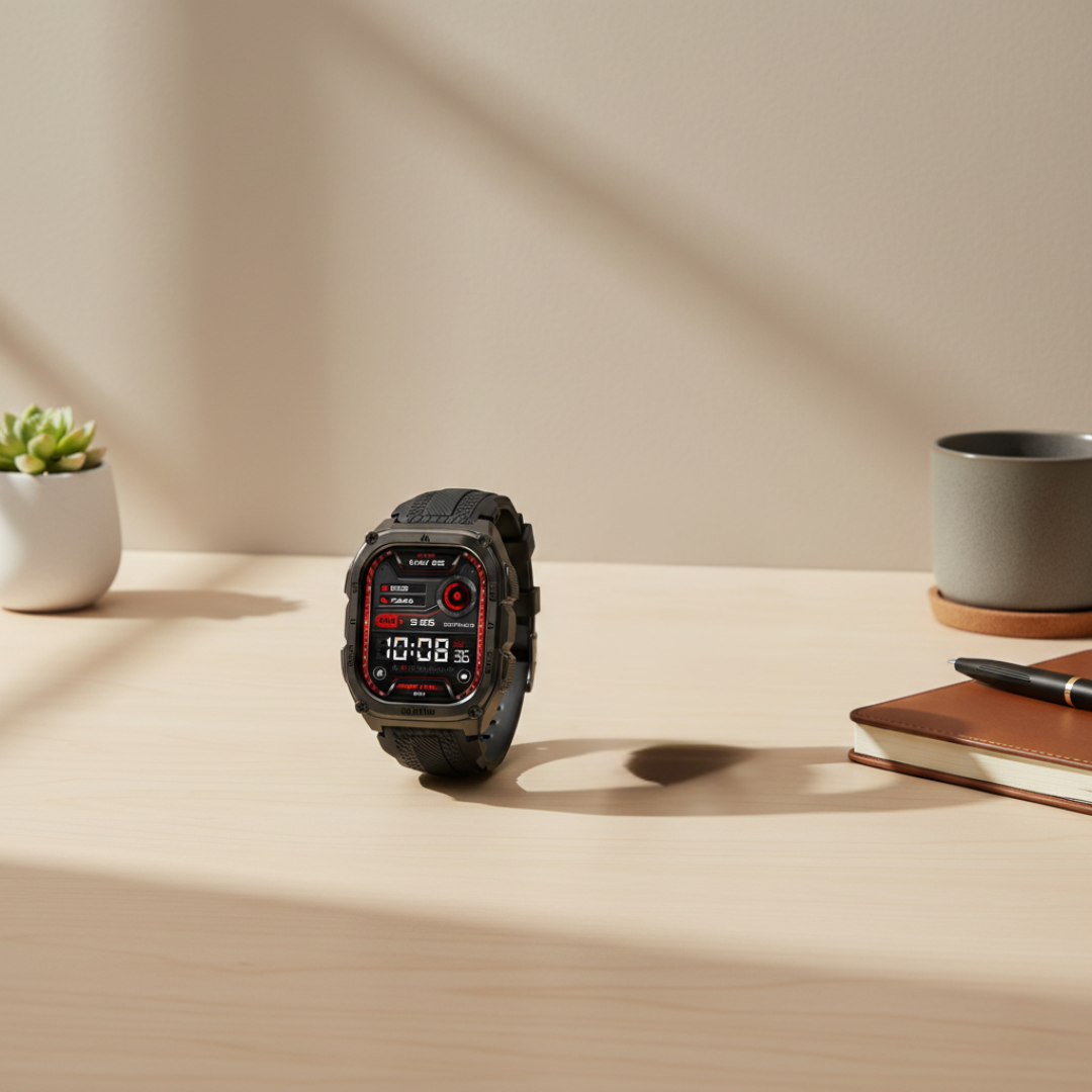 Military GPS Smartwatch Rugged Outdoor Watch With AMOLED Display | Temsk