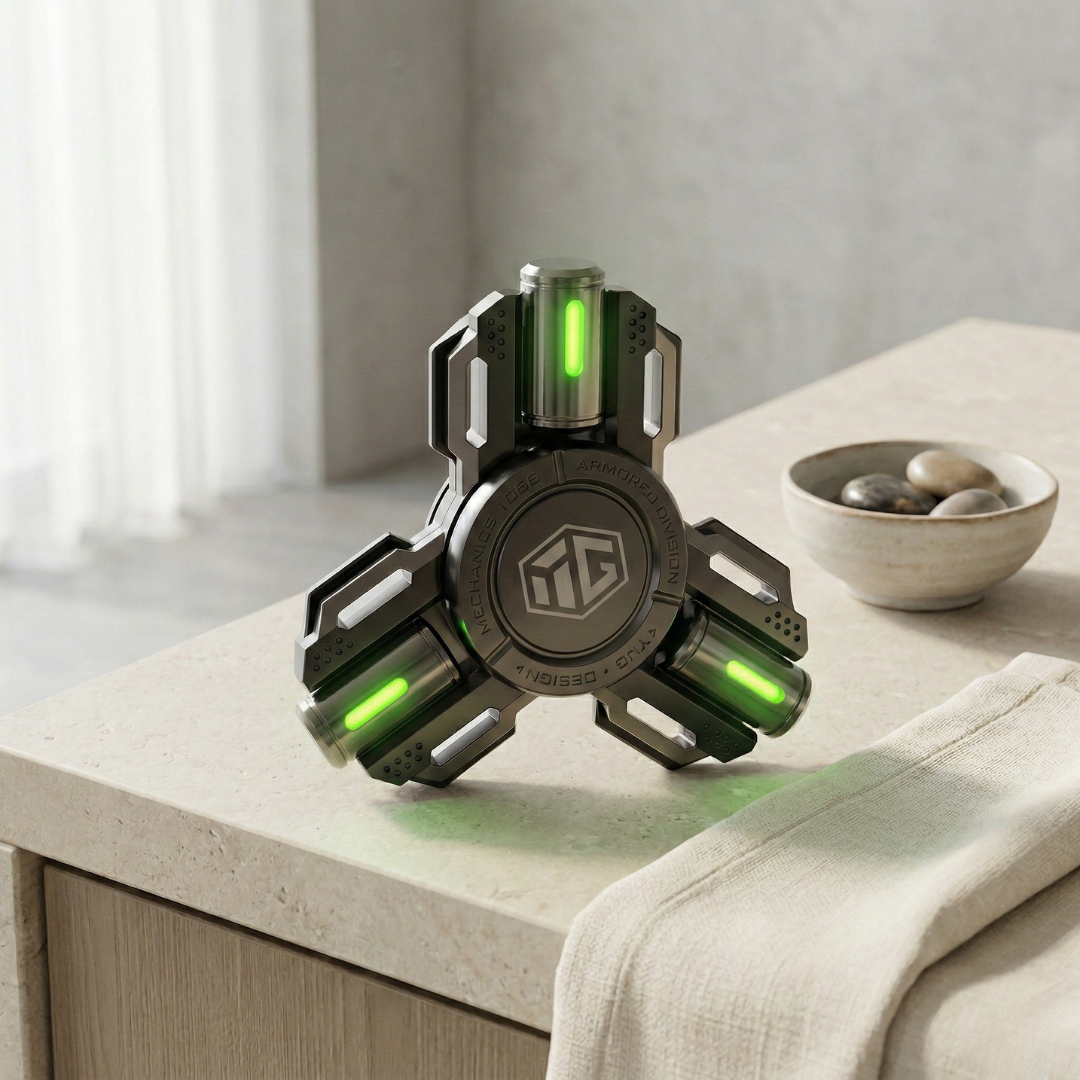 High-Speed Metal Fidget Spinner For Daily Desk And On-The-Go Use | Temsk