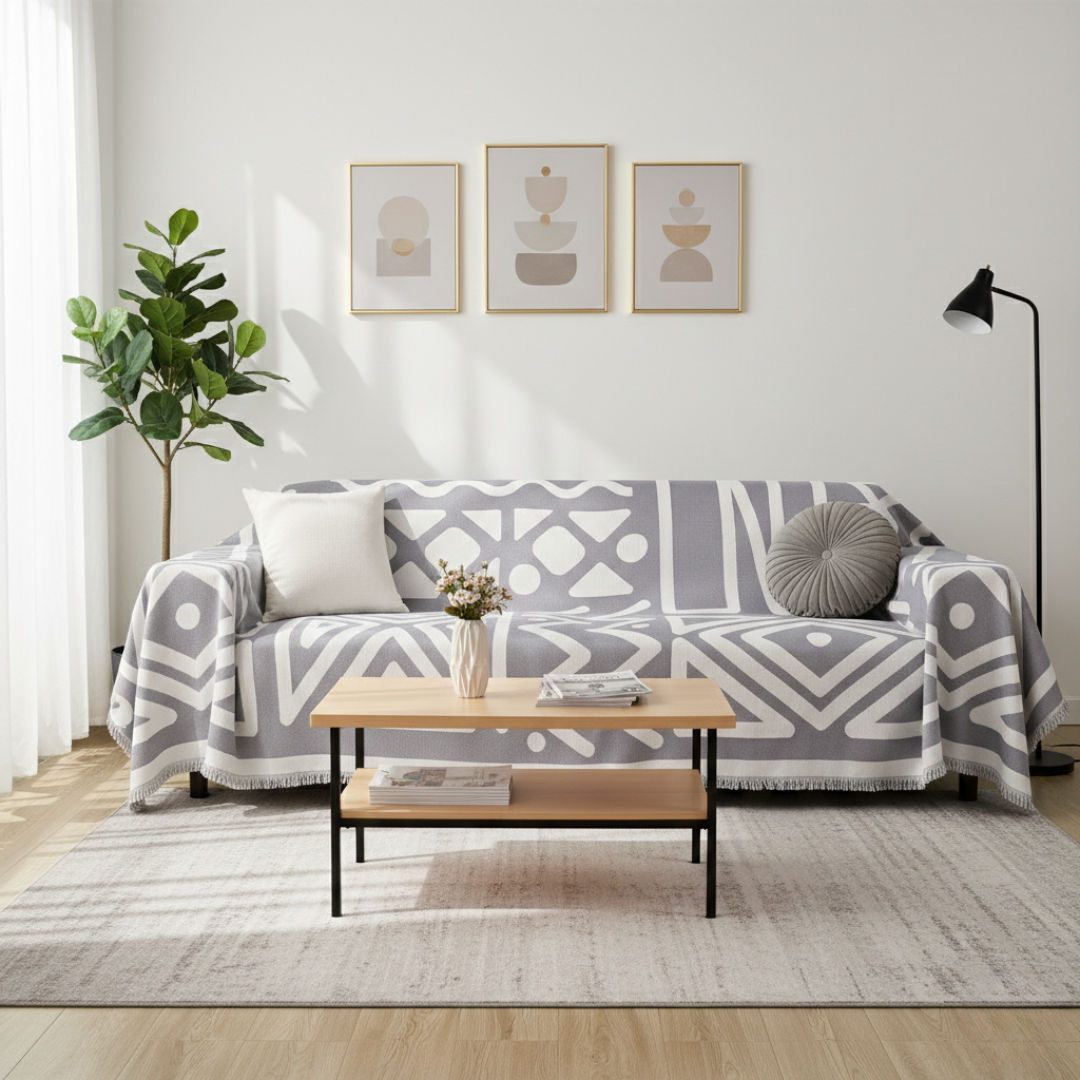 Geometric Boho Style Washable Non-Slip Sofa Cover | Temsk