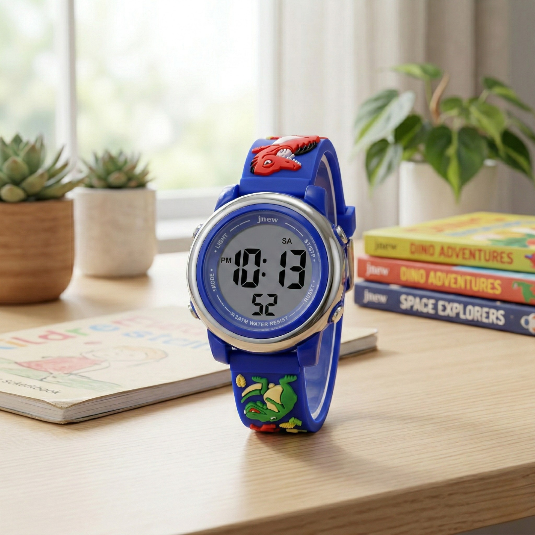 Waterproof Kids Smartwatch With Alarm For Young Learners | Temsk