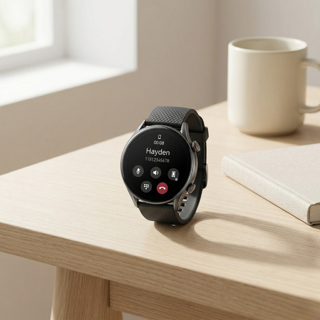 Fitness Smartwatch With AMOLED Display Activity Tracker And Bluetooth Watch | Temsk