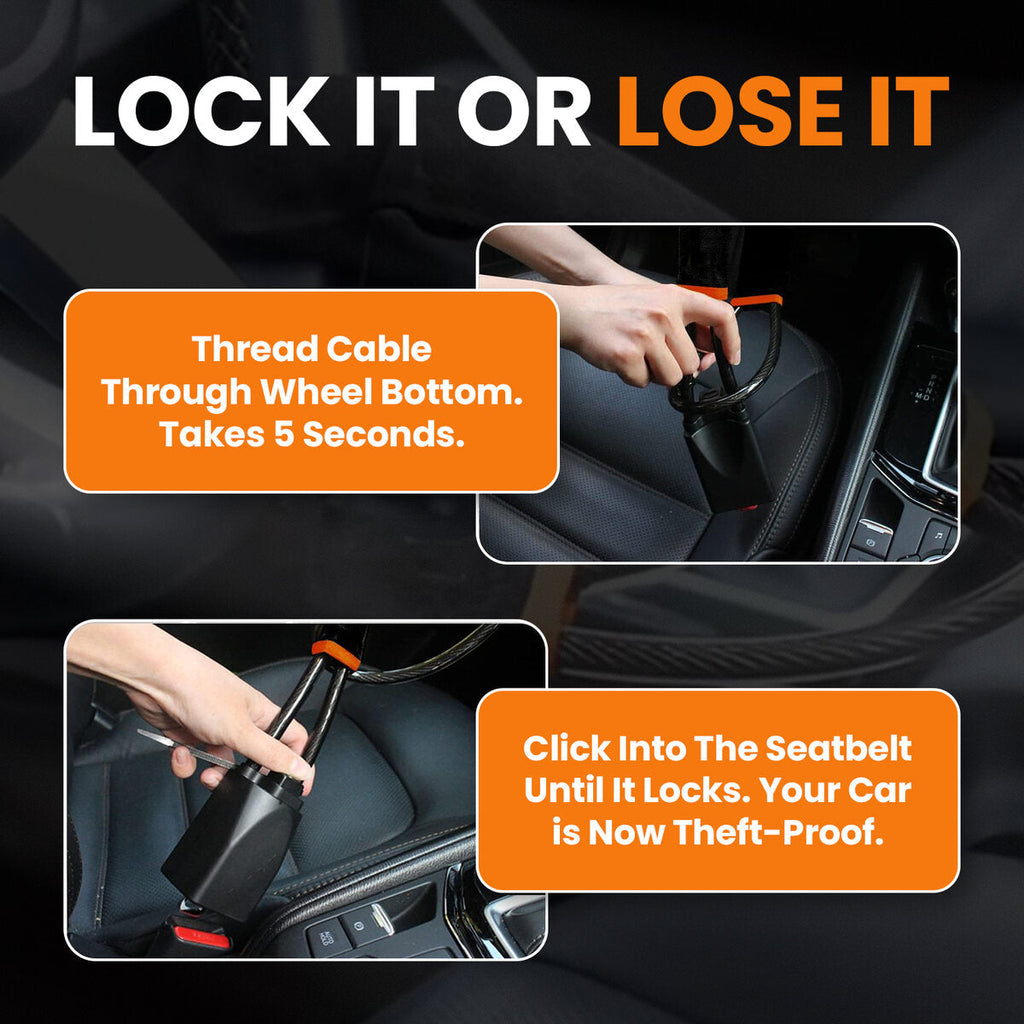 Steering Wheel Seatbelt Lock | Temsk