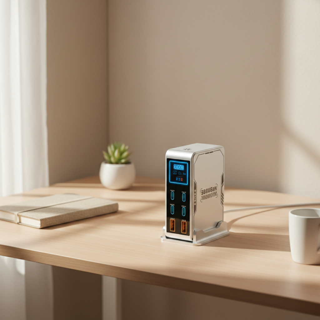 PowerHub 300W GaN nabíječka s více porty pro všechna vaše zařízení | Temsk