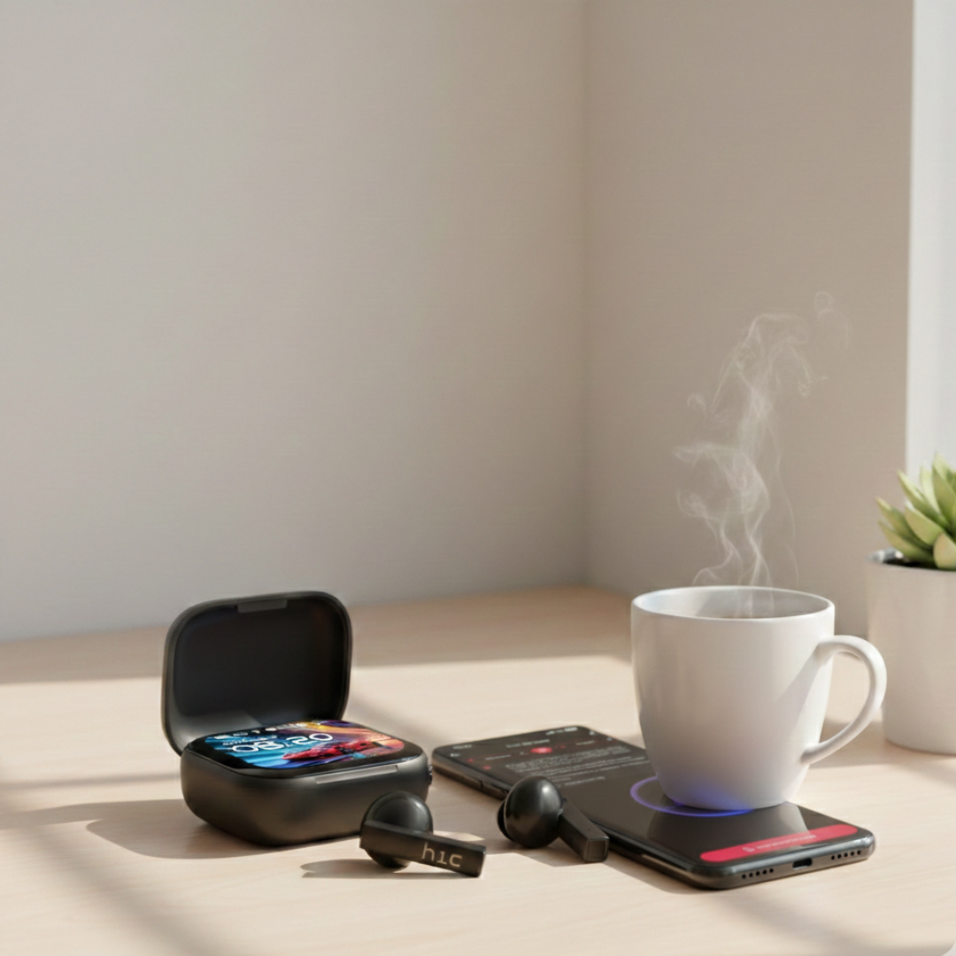 Auricolari Wireless con Tecnologia Avanzata di Cancellazione del Rumore | Temsk