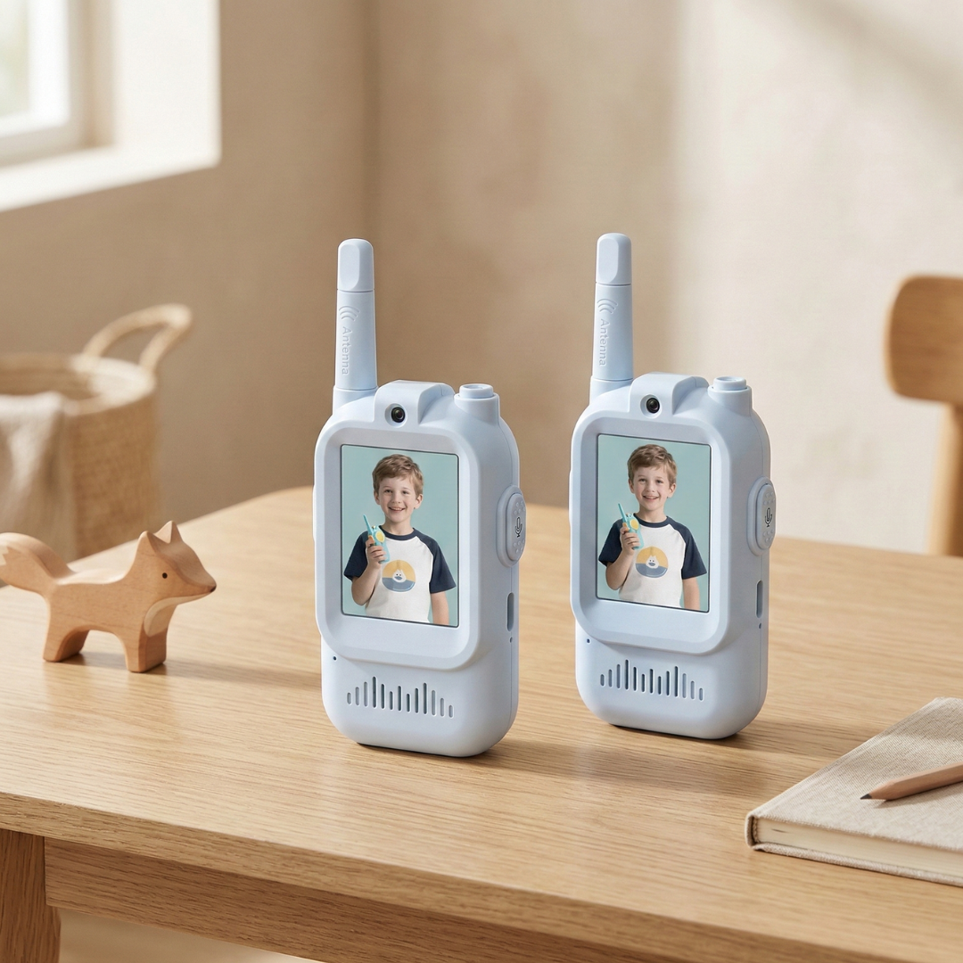 Video Walkie Talkies for Kids Ages 3 to 6 for Playtime Communication | Temsk