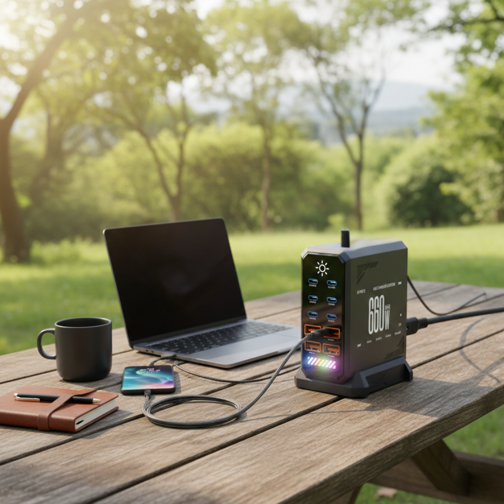 USB-C Charging Station for Multiple Devices and More | Temsk