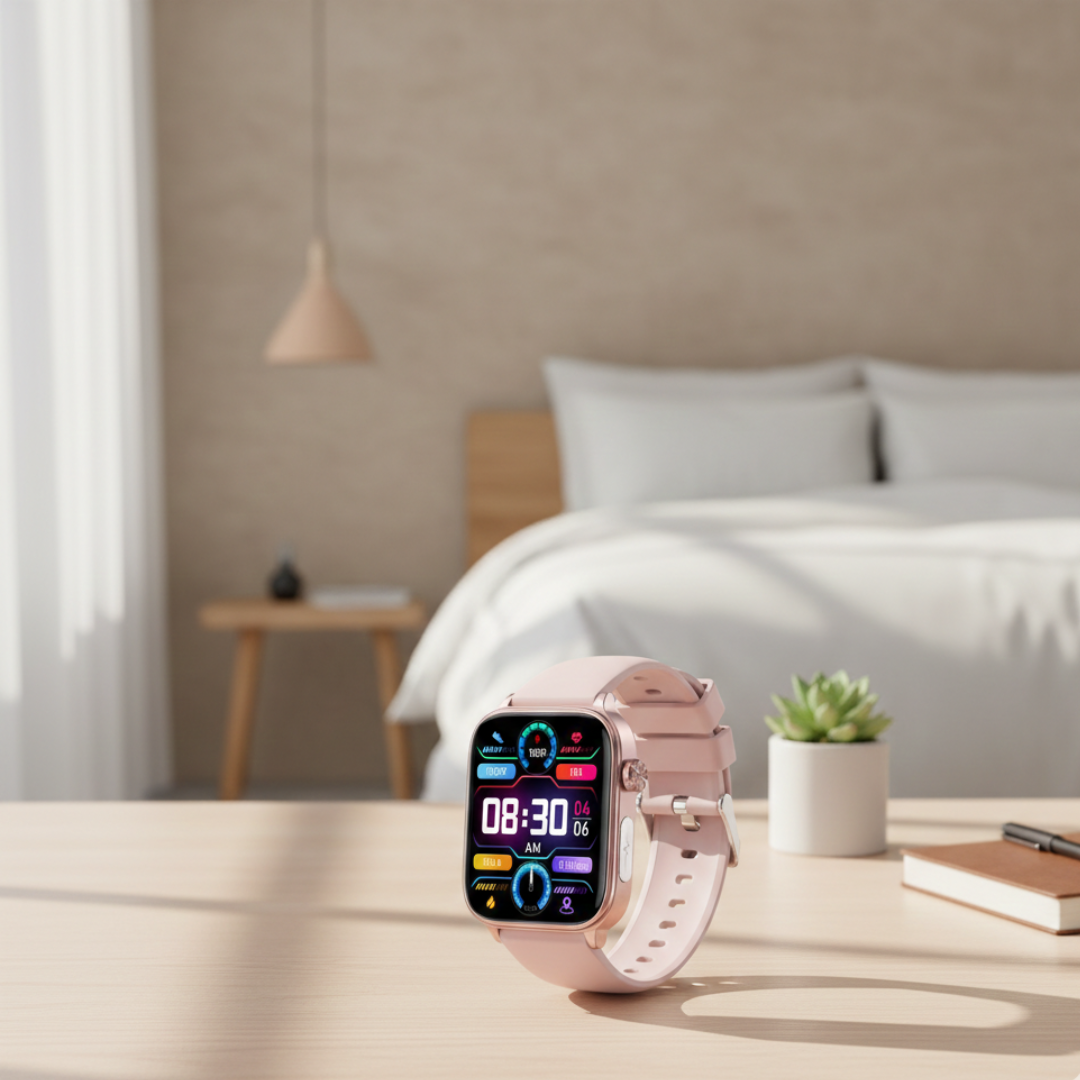 Smartwatch With AMOLED Display And Bluetooth Calling Waterproof Everyday Wear | Temsk