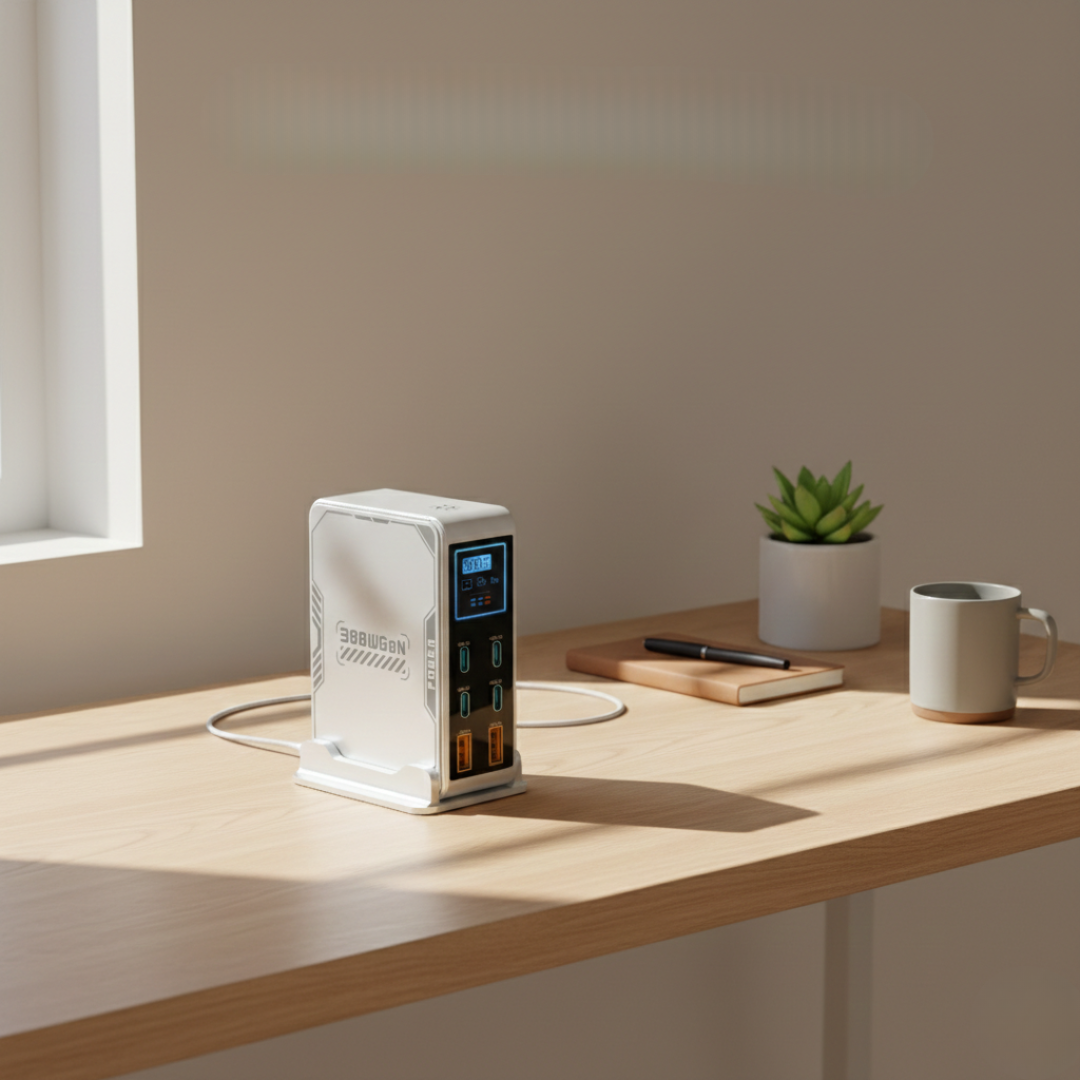 PowerHub 300W GaN nabíječka s více porty pro všechna vaše zařízení | Temsk
